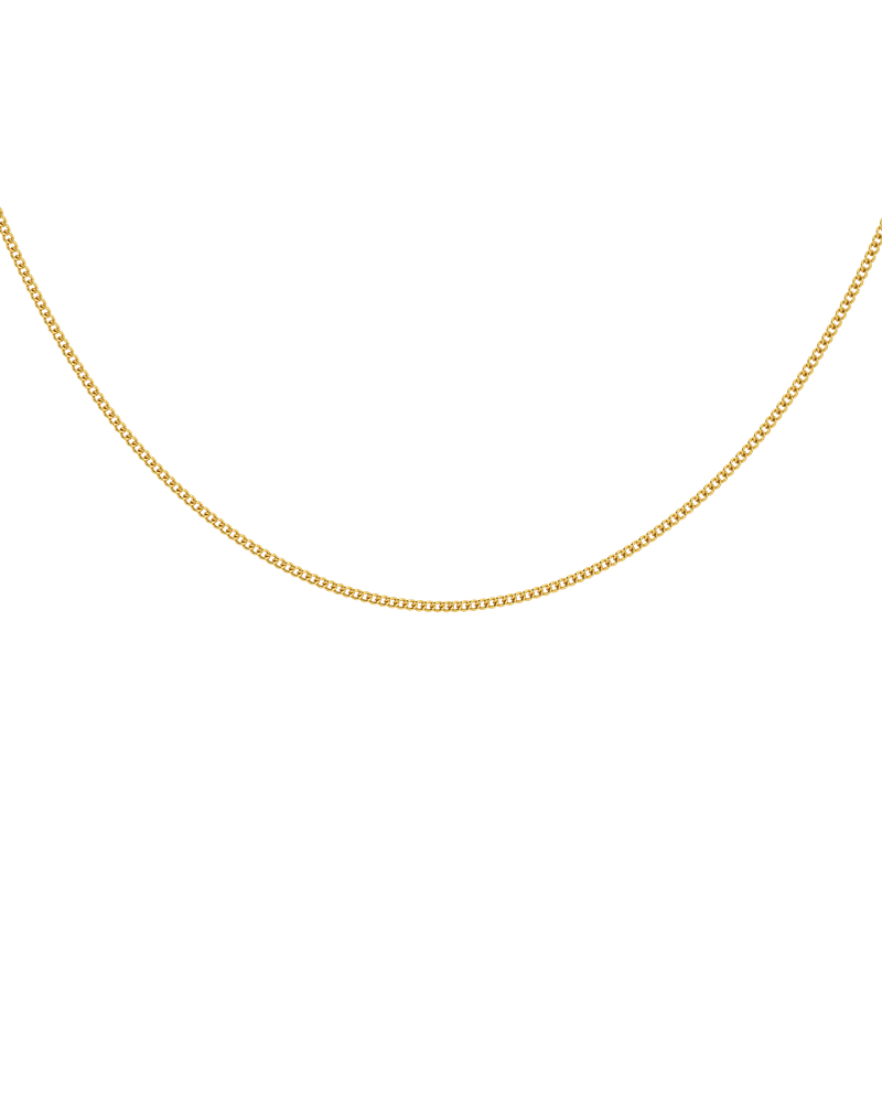 Curb Chain Mini 42 cm Charm bracelets Gold