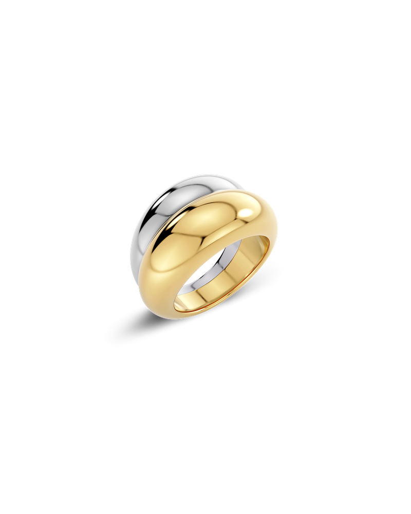 Furo Duo Ring Ringe Sølv/Guld