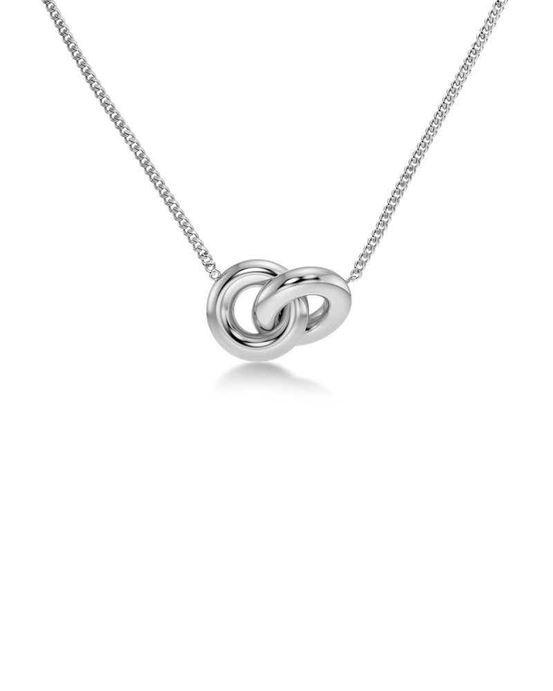 Chunky Eternal Necklace Zilveren halskettingen Zilver