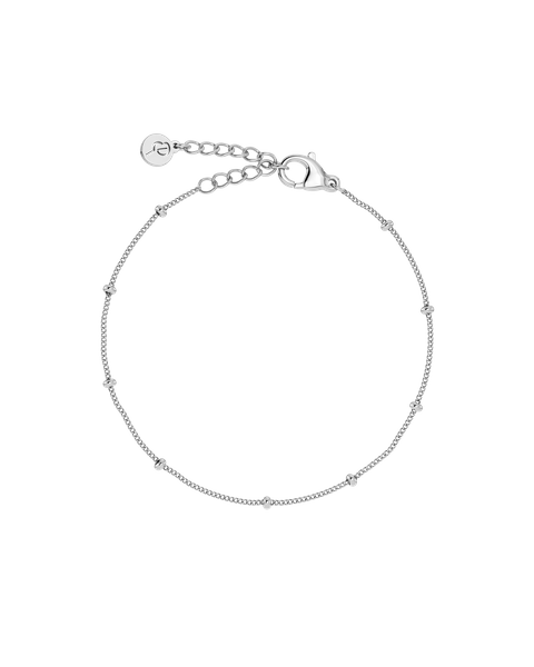 Beaded Chain Bracelet Classics Silver