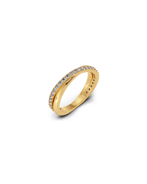 Twin Ring Gold rings Kulta