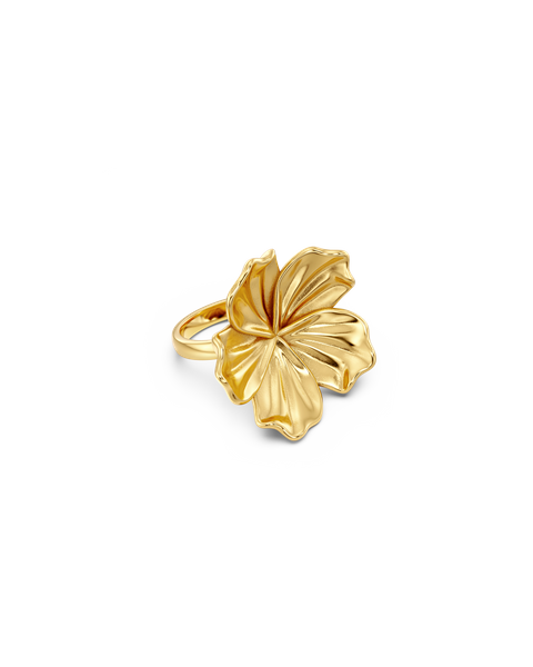 Jasmine Ring L For teenage girls Guld