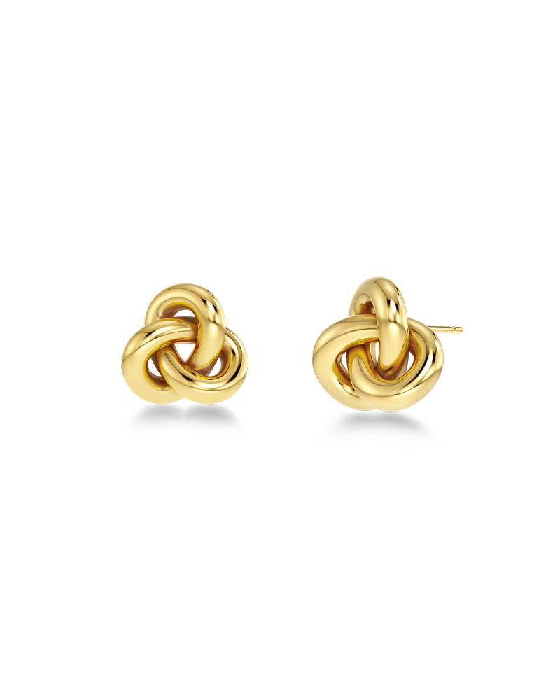 Infinity Knot Studs S Studs Gold