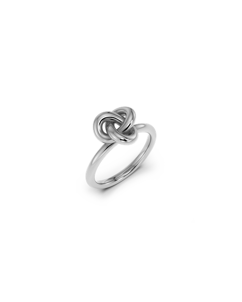 Infinity Knot Ring S Classics Silver