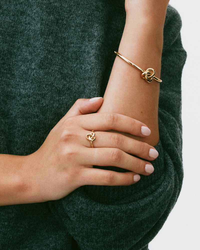 Infinity Knot Ring S Gold rings Gold
