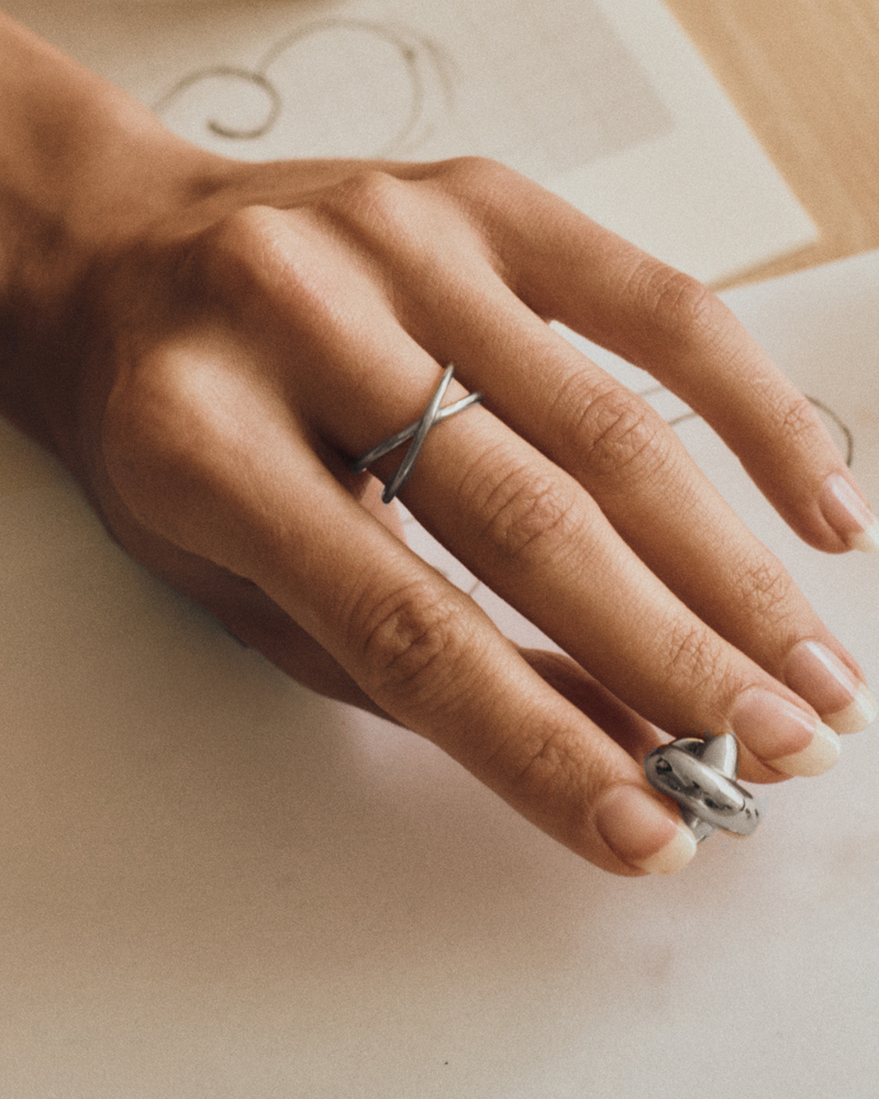 Alexa Ring S Silberringe Silber