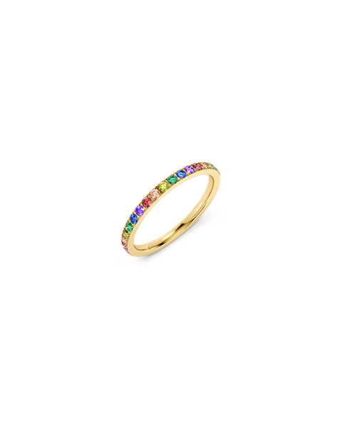 Rainbow Ring Gold rings Kulta/Monivärinen