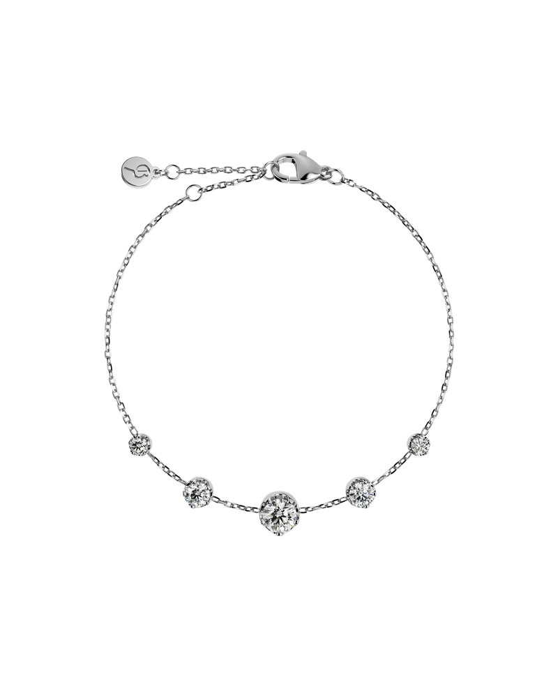 Teeny Bracelet Hopeiset rannekorut Hopea
