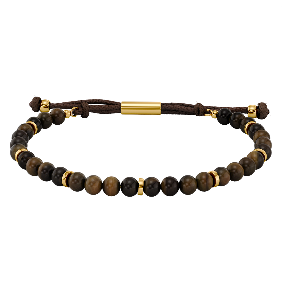 Dylan Bracelet Kultaiset rannekorut Ruskea/Kulta