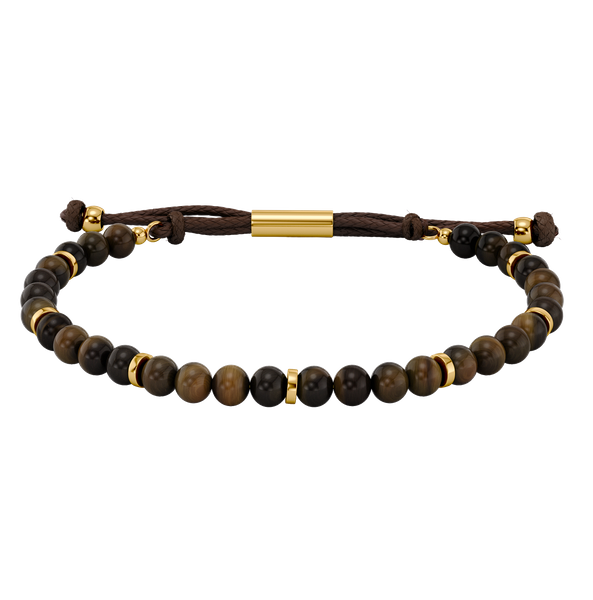 Dylan Bracelet Bracelets Ruskea/Kulta