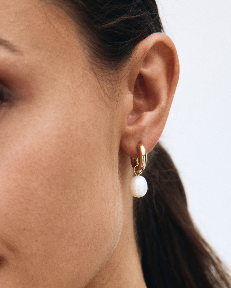 Perla Hoops L Hoops Gold
