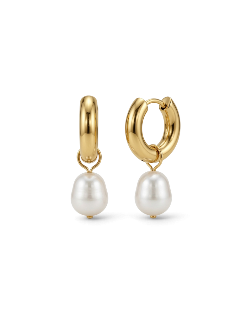 Perla Hoops L Hoops Gold