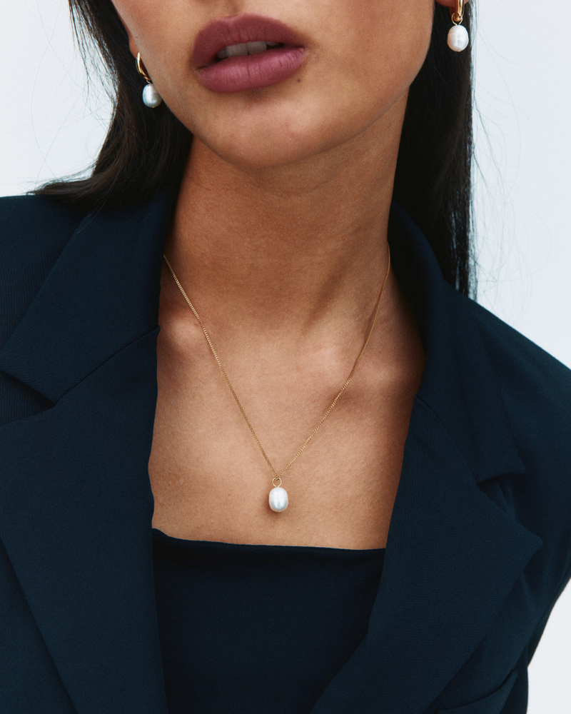Perla Necklace L Gullhalskjeder Gull