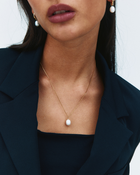 Perla Necklace L Bride Guld