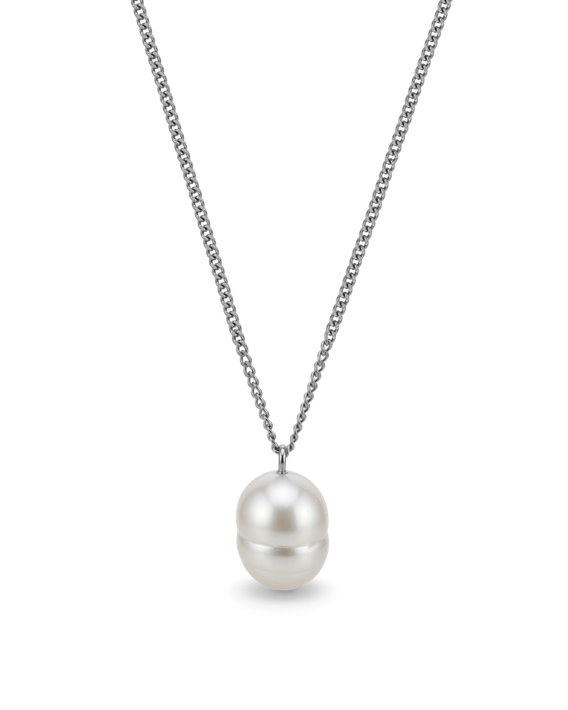 Perla Necklace L Silberhalsketten Silber