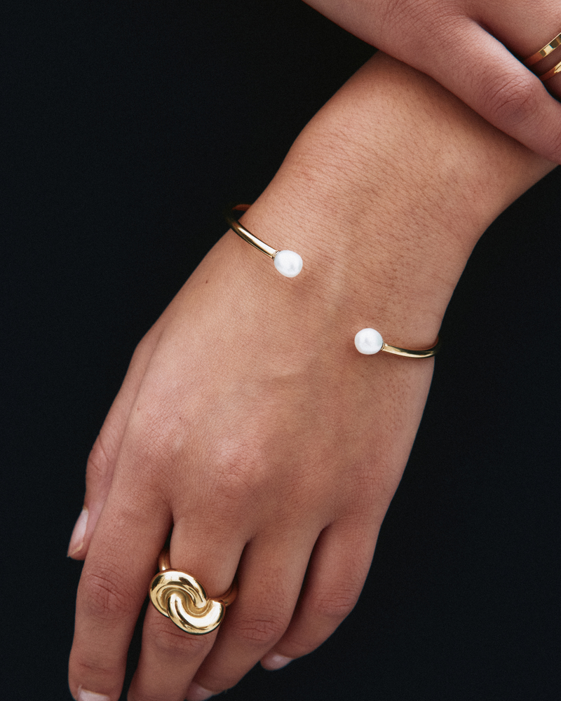 Lilian Bangle Armreifen Gold