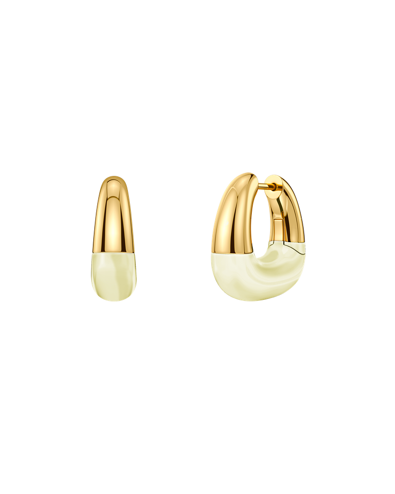 Lore Hoops L Hoops Gold/White