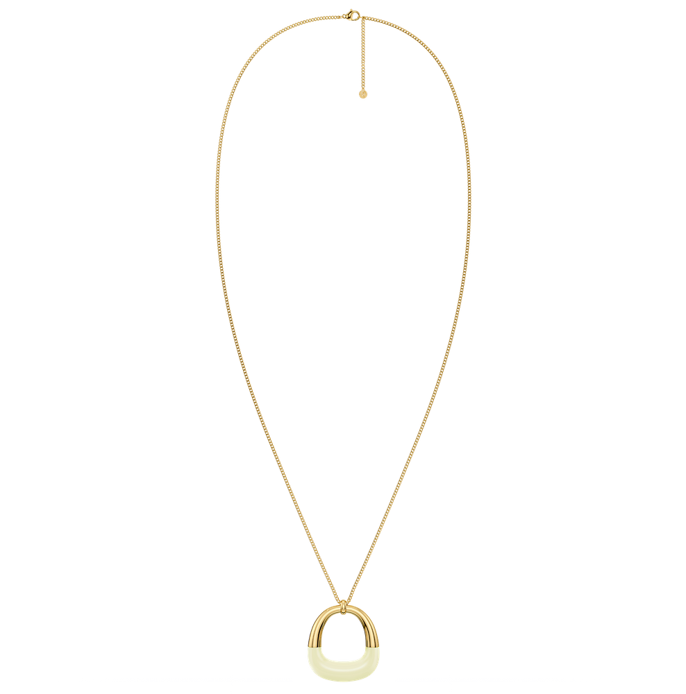 Lore Necklace Guldhalsband Guld/vit