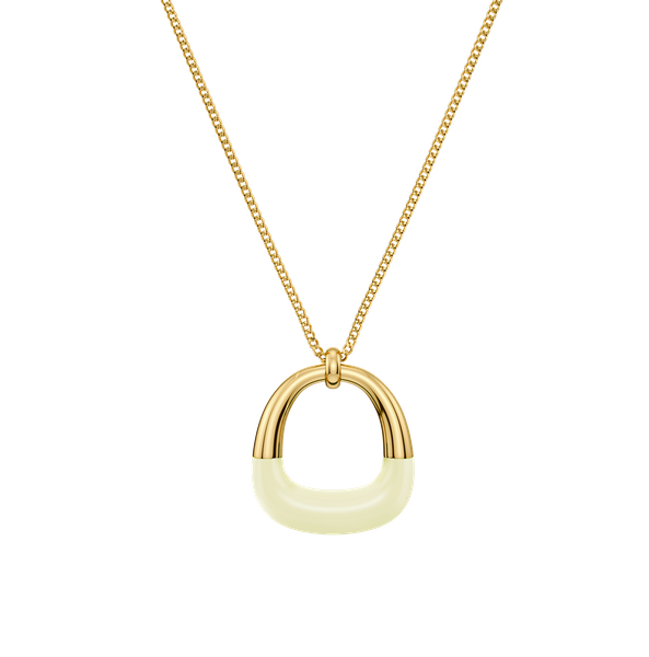 Lore Necklace Gold necklaces Kulta/Valkoinen