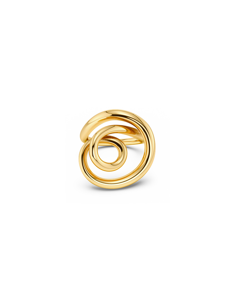 Nouveau Ring L Gold rings Gold
