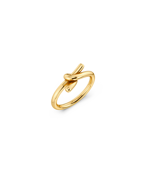 Novel Knot Ring Gold rings Kulta