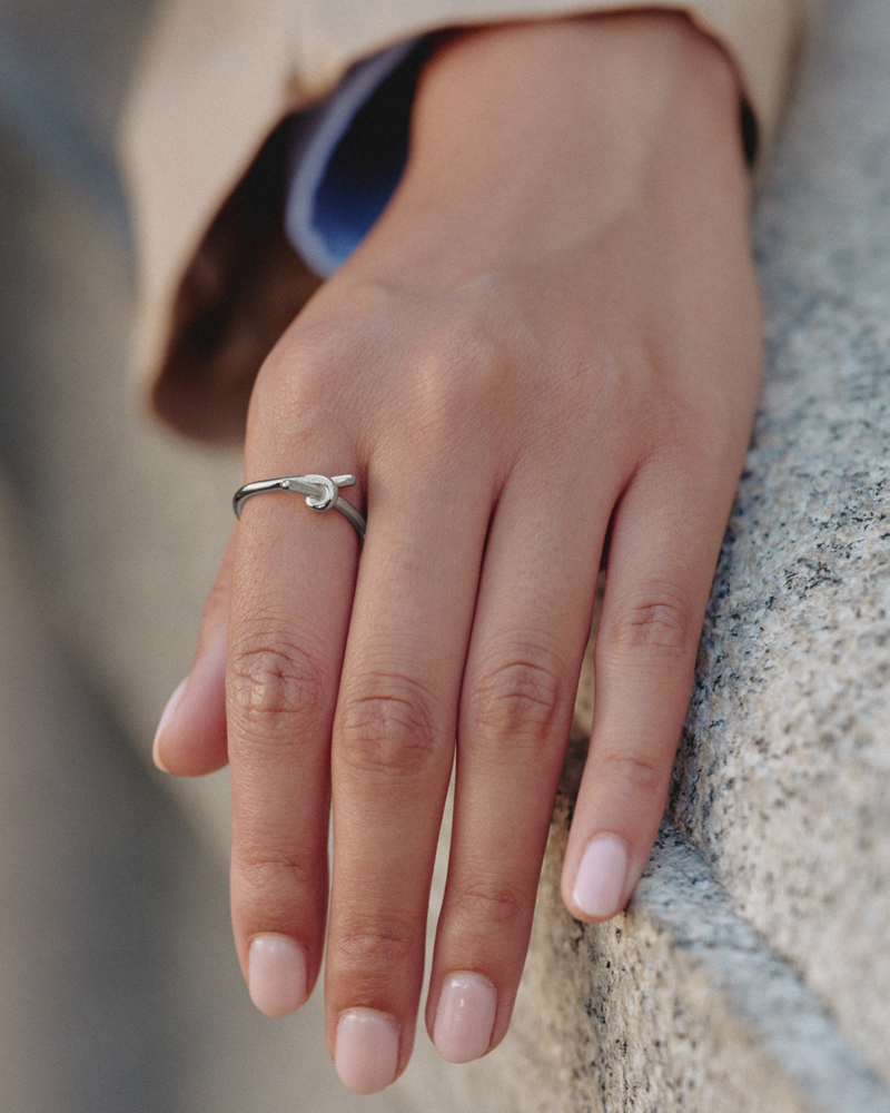Novel Knot Ring Silver rings Silver