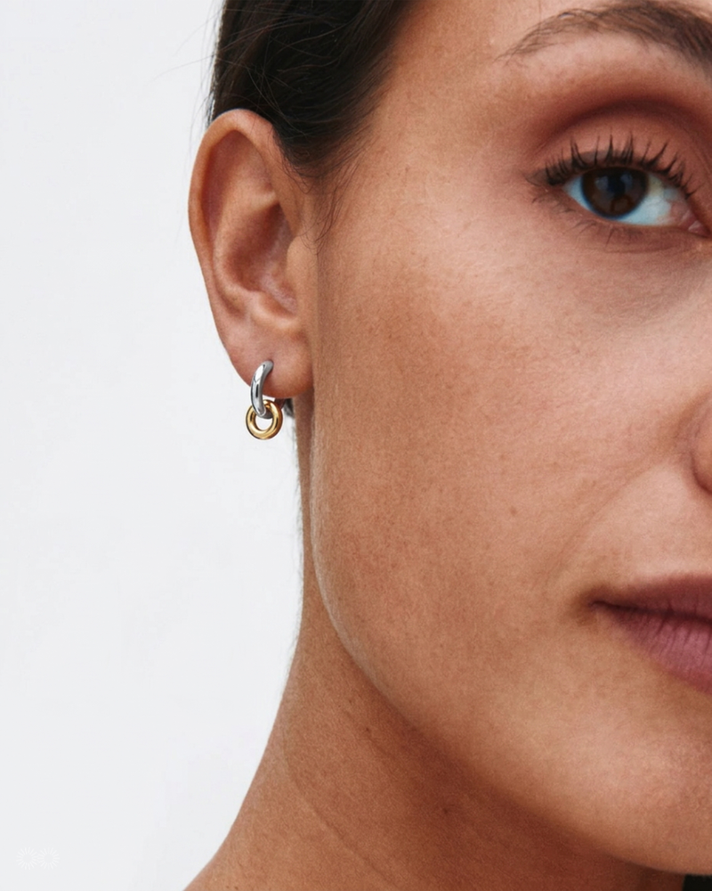 Eternal Mini Hoops Hoops Silver/Gold