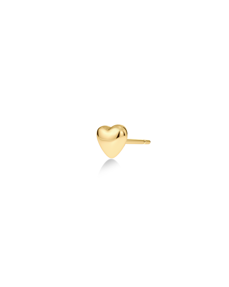Heart One Stud Studs Gold