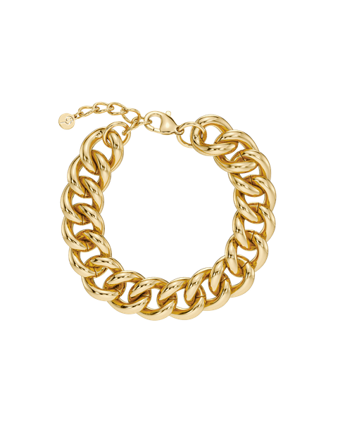 Bold Curb Chain Bracelet Gold bracelets Kulta