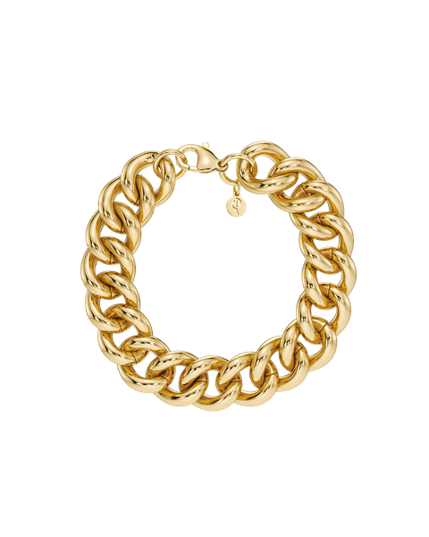 Bold Curb Chain Bracelet Gold bracelets Gold