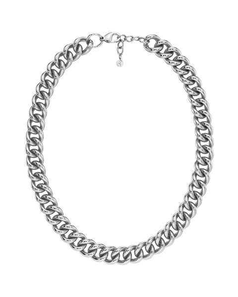 Bold Curb Chain Necklace Jewellery Hopea