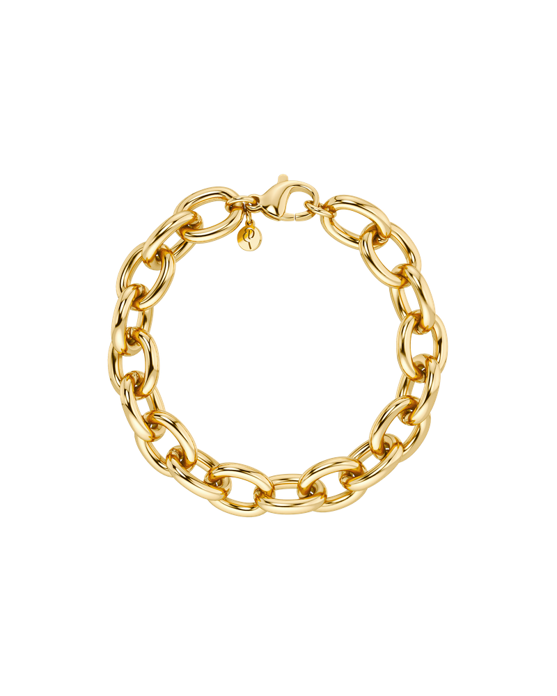 Link Chain Bracelet Gullarmbånd Gull