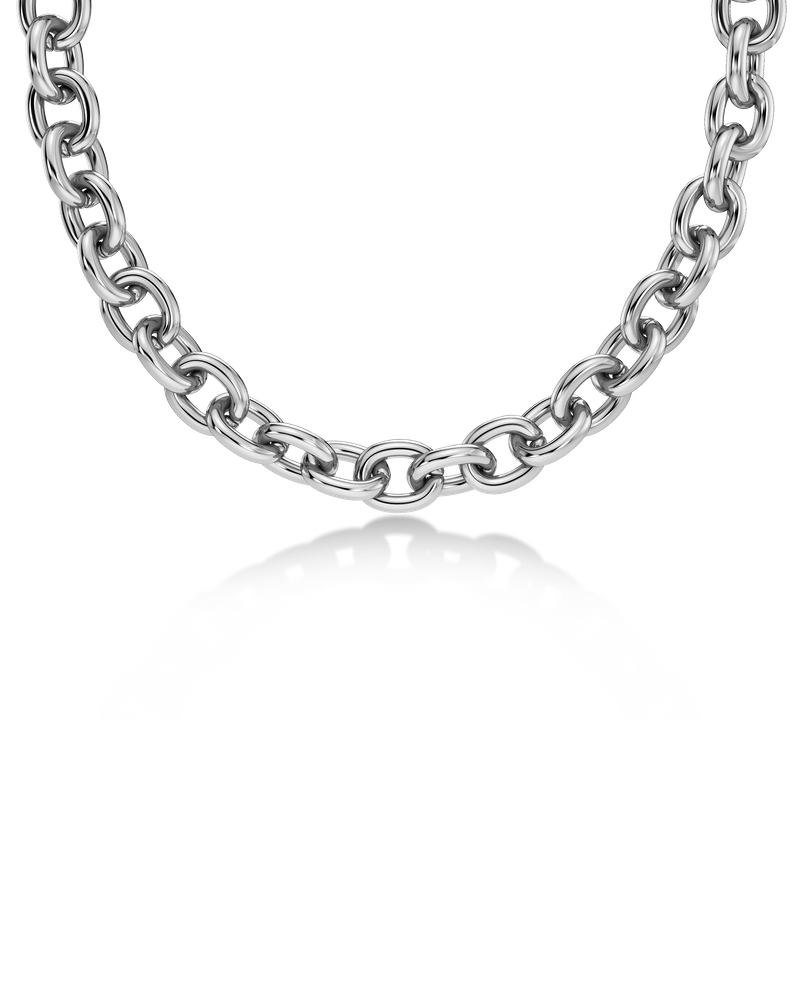 Link Chain Necklace Silverhalsband Silver