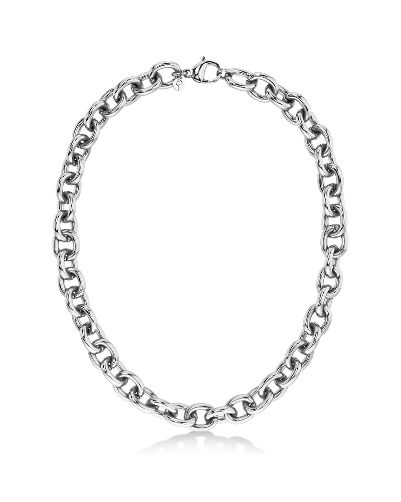 Link Chain Necklace Silverhalsband Silver