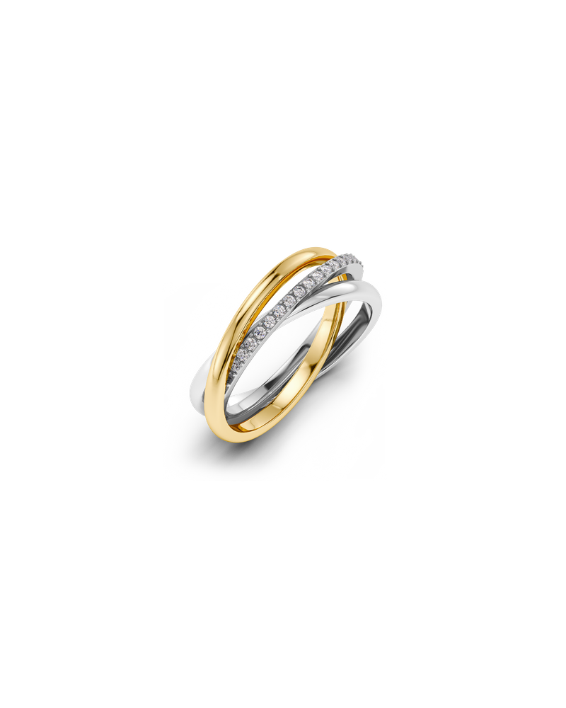 Trilogy Ring Rings Silver/Gold