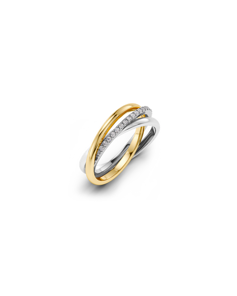 Trilogy Ring Jewellery Hopea/Kulta