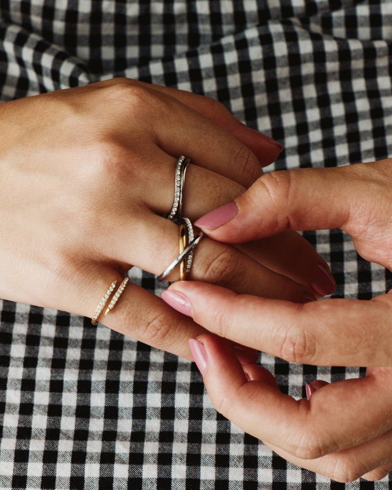 Trilogy Ring Rings Silver/Gold