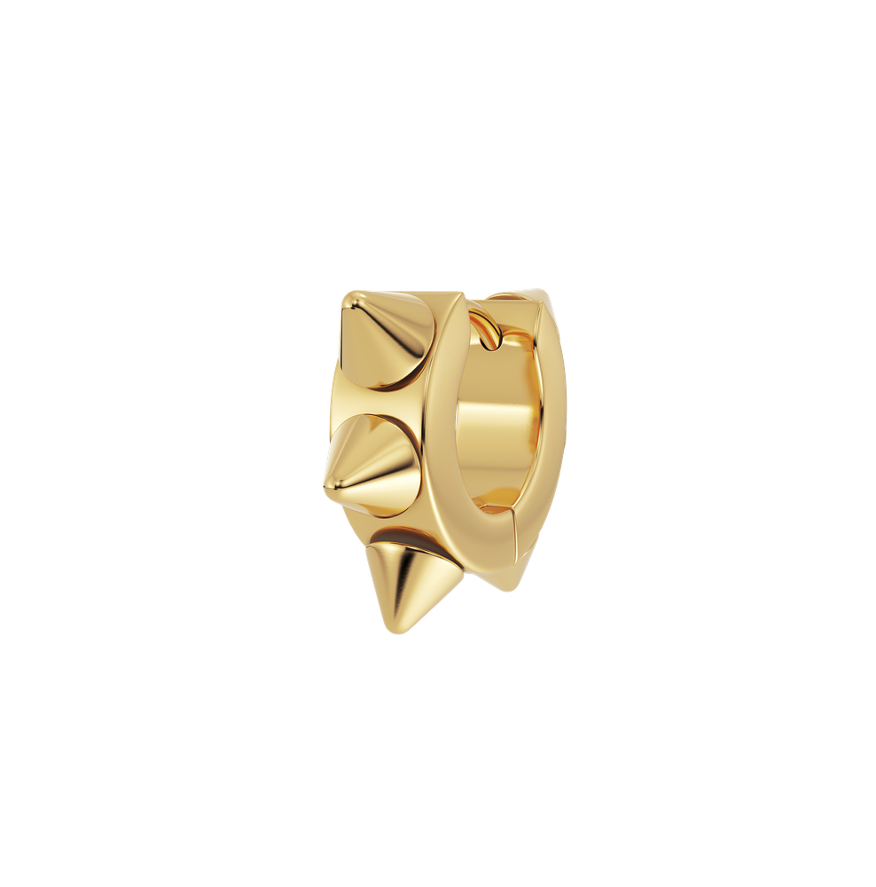 Peak Creoles Mini Earrings Gold