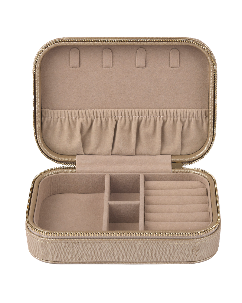 Jewellery Travel Case L Schmuckaufbewahrung Beige/Gold