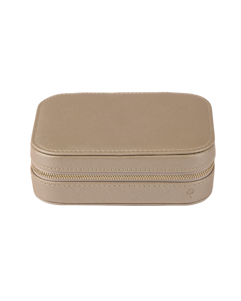 Jewellery Travel Case L Schmuckaufbewahrung Beige/Gold