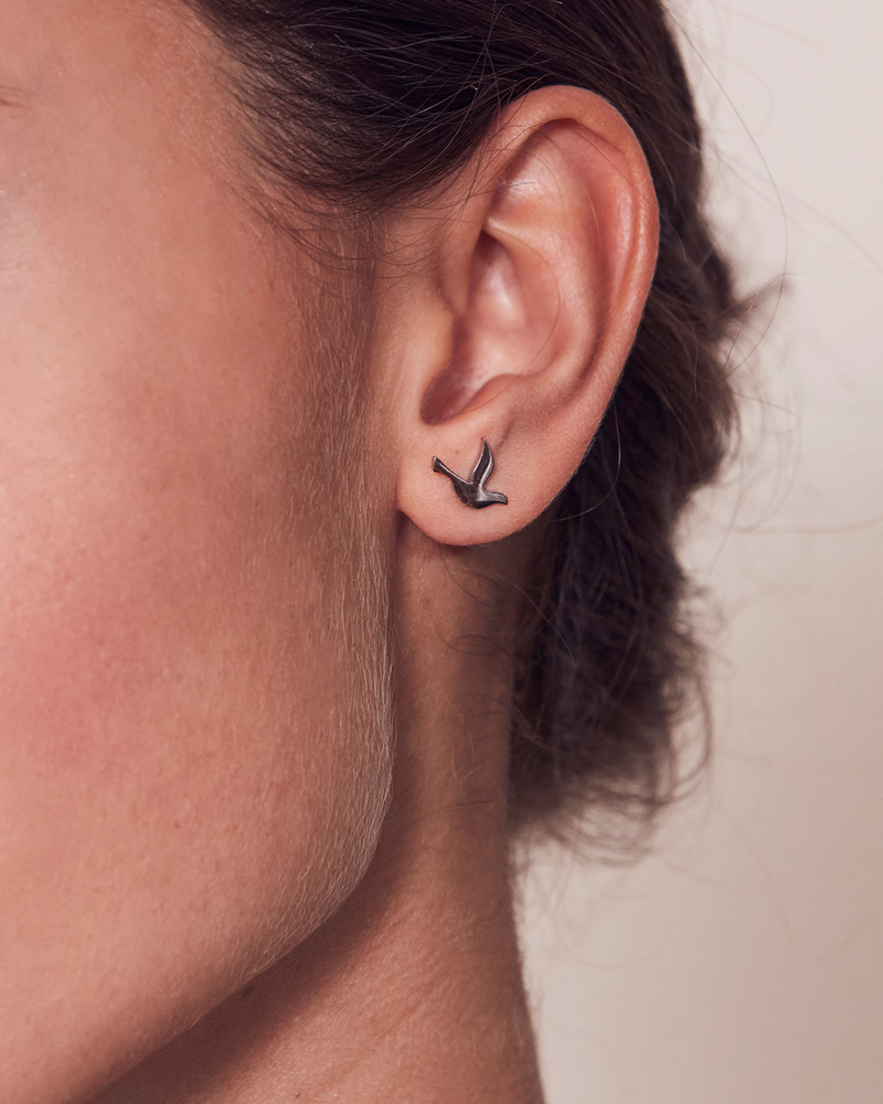 Dove Studs Steckerohrringe Silber