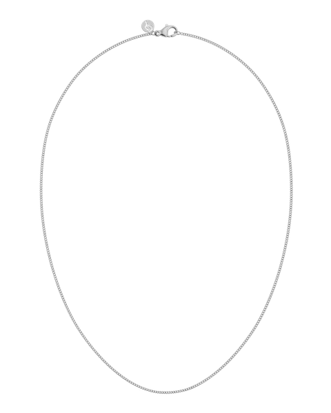 Curb Chain Mini 45 cm Chain necklaces Silver
