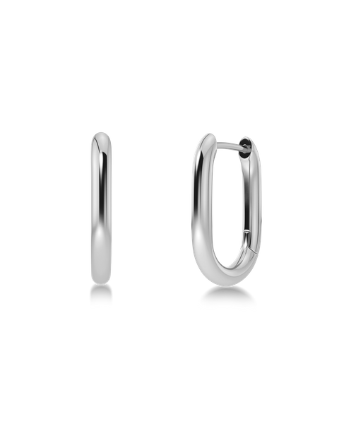 Modernist Hoops S Silver jewellery Silver