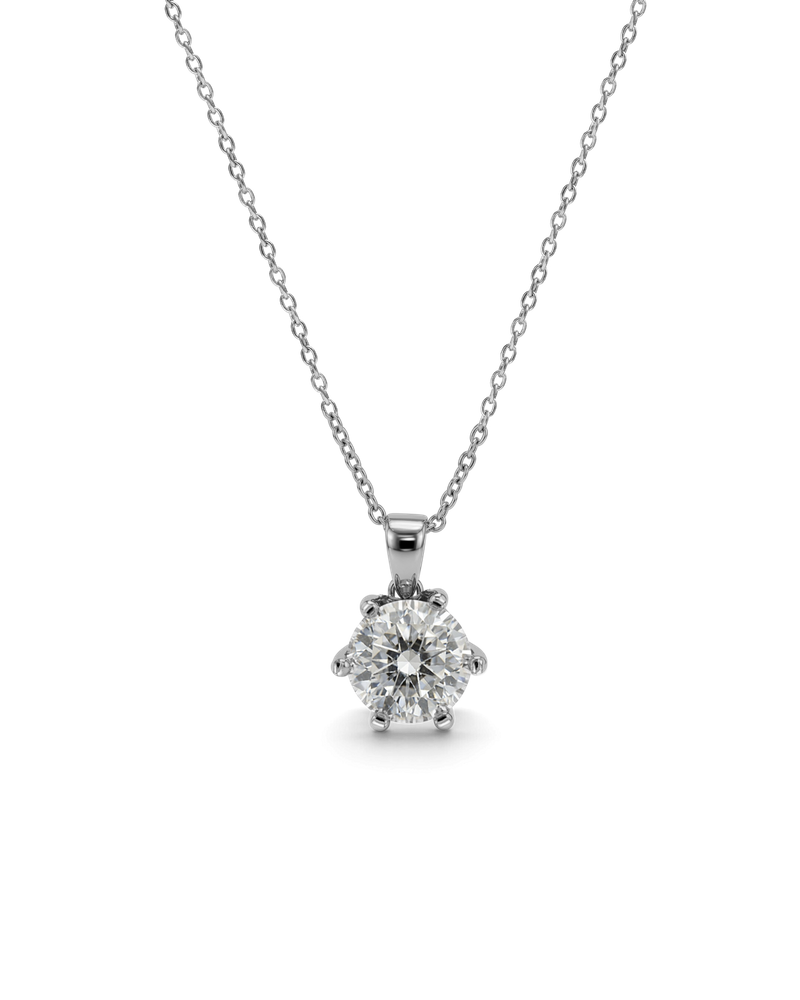Crown Necklace L Silver necklaces Silver