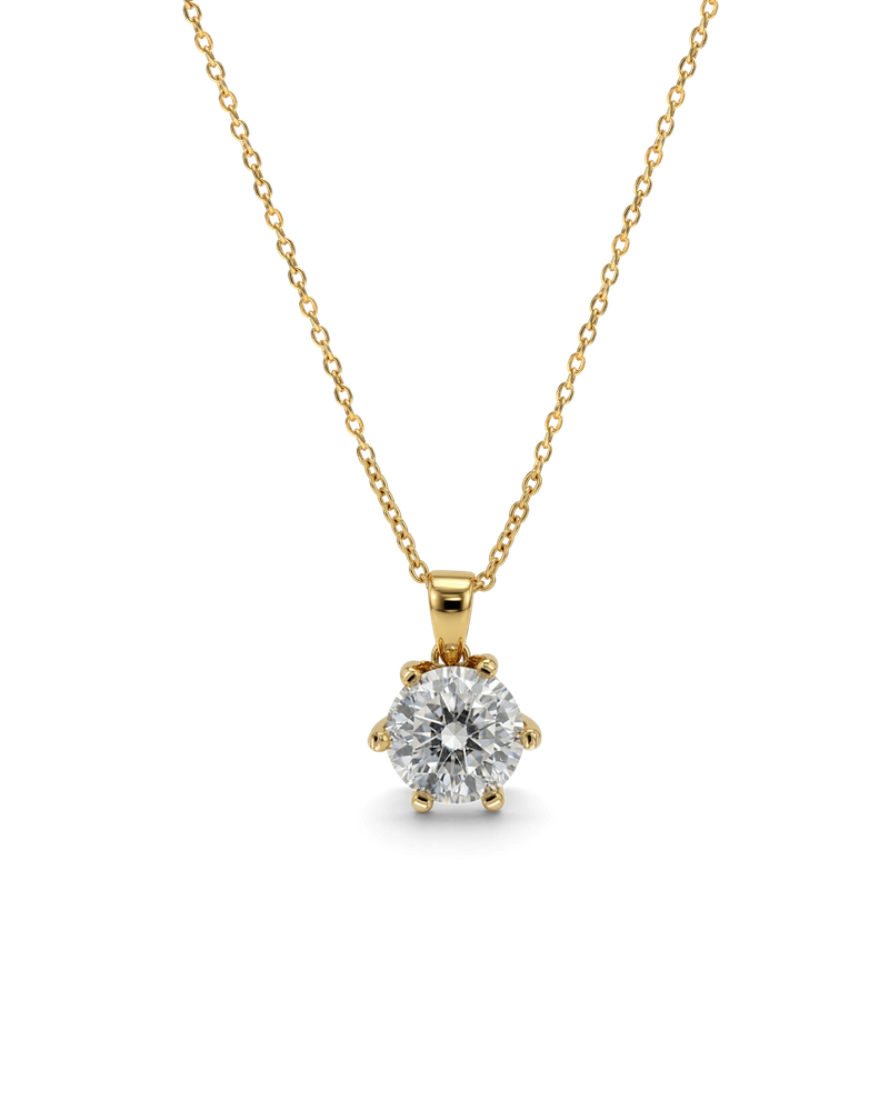 Crown Necklace L Gold necklaces Gold