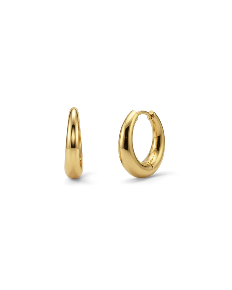 Furo Hoops L Creolen Gold