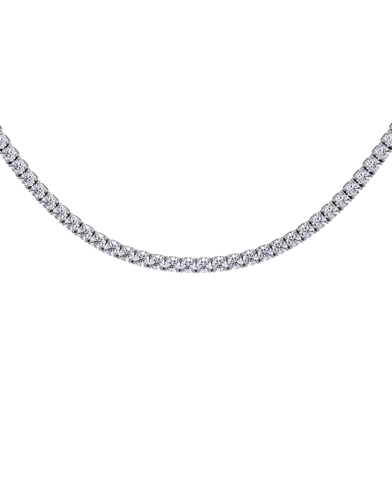 Tennis Necklace Silverhalsband Silver
