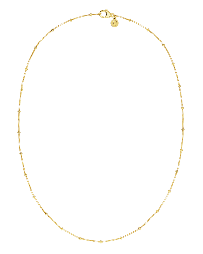Beaded Chain Necklace Gouden kettingen Goud