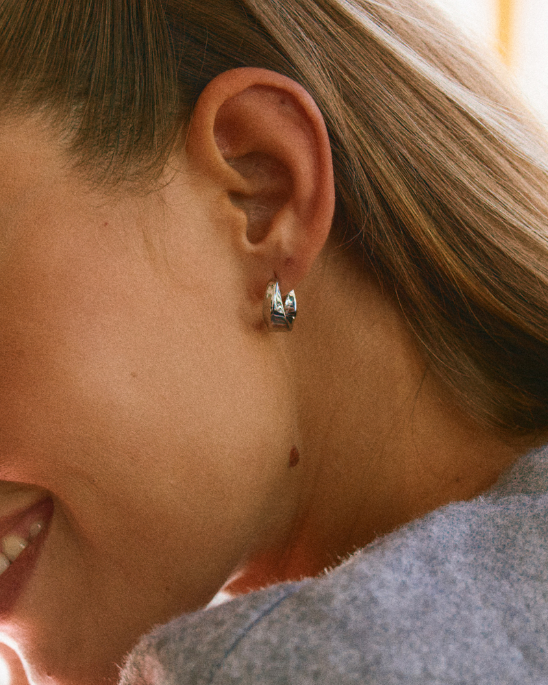 Helix Hoops S Hoops Silver
