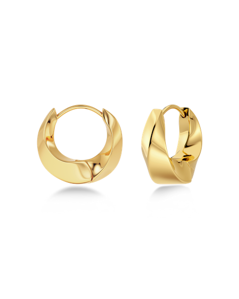 Helix Hoops S Gold earrings Kulta
